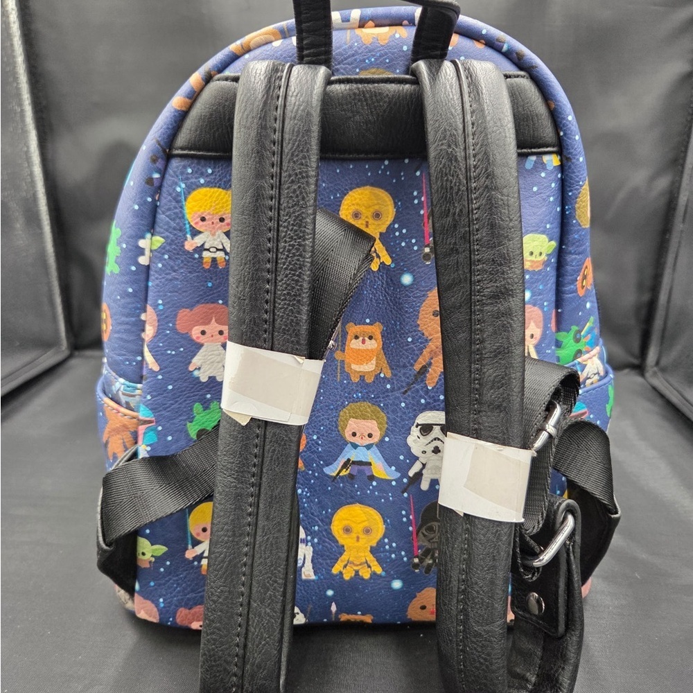 Loungefly Starwars Chibi Print Backpack - Picture 3 of 7